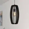 Image de EGLO Suspension Bajazzara, un abat-jour en cage, noir
