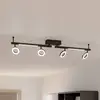 Image de EGLO Spot pour plafond LED Cardillio 2 noir avec quatre anneaux
