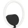 Image de Eglo Applique murale intérieure LED Caranacoa, luminaire d'intérieur minimaliste, lampe pour salon et couloir en métal noir et plastique blanc, blanc chaud