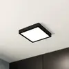 Image de EGLO Panneau d'extension LED Fueva 5 IP20 830 noir 21x21cm