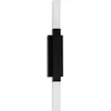 Image de Eglo Applique murale intérieure LED Alcudia, lampe miroir up et down, luminaire pour salle de bains et couloir, spot en métal noir et plastique opaque, blanc chaud, IP44