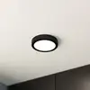 Image de EGLO Plafonnier LED Fueva 5 IP44 3000K noir Ø16cm