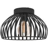 Image de EGLO Mogano 3 plafonnier, abat-jour cage, Ø28 cm