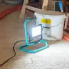 Image de EGLO Projecteur d'extérieur LED Avelar, noir/turquoise, largeur 32 cm, métal