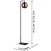 Image de Lampe sur pied EGLO Stars of Light Cordoba, verre couleur cuivre