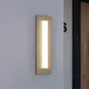 Image de EGLO Applique d'extérieur LED Bitetto, plastique, aspect bois