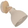 Image de EGLO Applique Arrecife sable/aspect bois