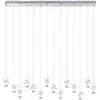 Image de Suspension EGLO Stars of Light Pianopoli, chrome, longueur 140 cm