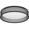 Image de EGLO Plafonnier LED Luppineria tressage acier, noir
