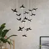 Image de Suspension LED EGLO Stars of Light Paratebueno noire ronde 17fl