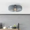 Image de EGLO Plafonnier Palombaia, blanc, Ø 50 cm, acier/bois, E27