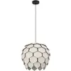 Image de EGLO Suspension Mattanza avec abat-jour gris