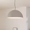 Image de EGLO Suspension Gaetano 1, Ø 53 cm, gris/blanc, acier