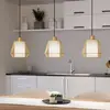 Image de EGLO Suspension Ciudadela, noir/laiton, à 3 lampes