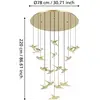 Image de Suspension LED EGLO Stars of Light Paratebueno laiton rond 17fl