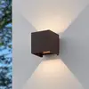 Image de EGLO Applique d'extérieur LED Calpino à 3 lampes, couleur rouille, largeur 10 cm, à