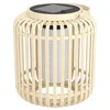 Image de Eglo LED Lampe de table solaire Marliano, éclairage extérieur pour jardin et terrasse, déco rotin balcon, luminaire d'extérieur boho, IP44