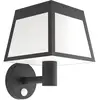 Image de EGLO Applique murale LED solaire Altilia, noir, plastique, capteur