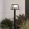 Image de EGLO Borne lumineuse LED solaire Altilia, hauteur 106 cm, noir, capteur