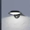 Image de EGLO Applique murale LED solaire Cerrisi, largeur 10,5 cm, noir, capteur