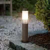 Image de EGLO Lampe pour socle Helsinki, brun rouille, hauteur 45 cm, acier inoxydable,