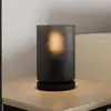 Image de EGLO Lampe de table Colomera, hauteur 19,5 cm, noir/gris, verre