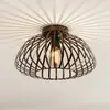 Image de EGLO Plafonnier Espinal, bronze brossé, Ø 39 cm, métal E27