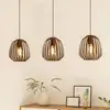 Image de EGLO Suspension Espinal, bronze brossé, longueur 90 cm, à 3 lampes.