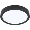 Image de EGLO connect Luminaire en saillie LED intelligent Fueva 6-Z, noir, Ø 21 cm