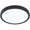 Image de EGLO connect Luminaire en saillie LED intelligent Fueva 6-Z, noir, Ø 27 cm