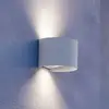 Image de EGLO Applique d'extérieur LED Calpino 3, blanche, largeur 14 cm, à 2 lampes