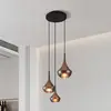 Image de Suspension Stars of Light Almoster, cuivre, Ø 55 cm, à 3 lampes