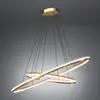 Image de Suspension LED Stars of Light Bogado, dorée, 120 cm, à intensité variable