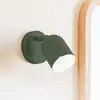 Image de EGLO Spot mural Tilston, vert foncé, Ø 9 cm, acier, E14