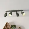 Image de EGLO Spot pour plafond Tilston, vert foncé, longueur 58 cm, à 4 lampes, acier