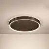 Image de Plafonnier LED Stars of Light Trabuco noir/marron 55 cm