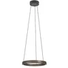 Image de EGLO Suspension TRABUCO   lampe LED ronde noire/bronze avec capteur  