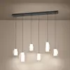 Image de Suspension LED Stars of Light Menorca nickel 143 cm à 6 lampes CCT