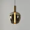 Image de Suspension LED Stars of Light Fruitera dorée Ø 25 cm en verre CCT