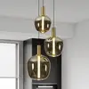 Image de Suspension LED Stars of Light Fruitera dorée, Ø 45 cm, à 3 lampes, CCT