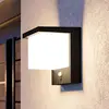 Image de EGLO Lampe murale solaire à LED Frigento, noire, hauteur 15 cm, avec capteur