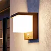 Image de EGLO Lampe murale solaire à LED Frigento, couleur rouille, hauteur 15 cm, avec