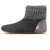 Image de Giesswein Chaussons Wildpoldsried Anthrazit 40 - Chaussures de hutte Unisexes, Pantoufles en Feutre, Mules antidérapantes pour Hommes et Femmes