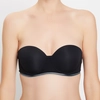 Image de Wolford - Haut de maillot de bain bandeau Line noir/argenté TF.95C/TEU.80C