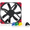 Image de Noctua NF-S12A PWM chromax.Black.Swap, Ventilateur Silencieux Haut de Gamme, 4 Broches (120 mm, Noir)