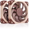 Image de Noctua NF-A12x25 G2 PWM Sx2-PP, Kit avec Deux Ventilateurs pour Installation Push-Pull ou Côte à Côte (Brun)