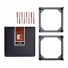 Image de Noctua NA-SFMA1, Adaptateurs pour Fixation de Ventilateurs sur Radiateurs de Watercooling, 140 vers 120 mm (2 pièces, Noir)