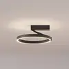 Image de Molto Luce plafonnier LED Melli SDI, noir, aluminium, Ø 33 cm