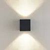 Image de Molto Luce applique d'extérieur LED Wado Double, anthracite, à 2 lampes.