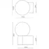 Image de Molto Luce applique d'extérieur Lanu Round, noir, aluminium/verre